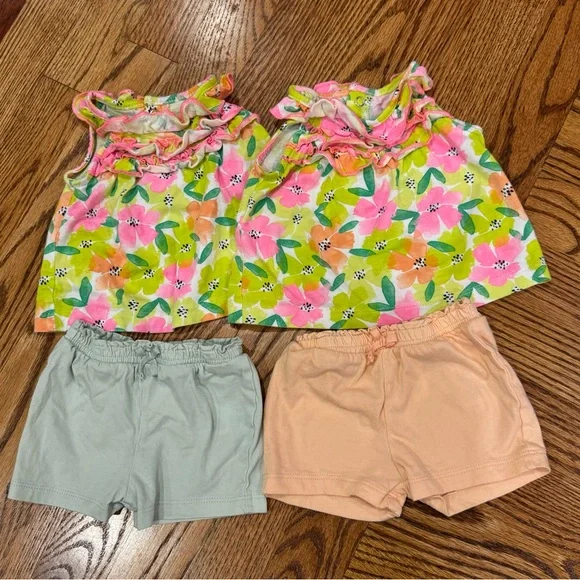 Twin baby girl spring/summer bundle
